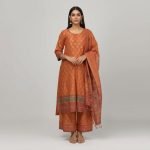 Deshi Tat Cotton Three Piece