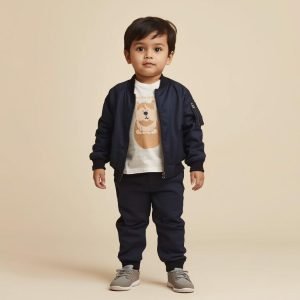 Baby T-shirt, Jacket And Trouser Pant Set
