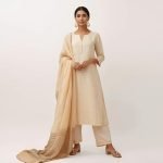 Simple Gorgeous Look Lilen Salwar And Kamiz For Women 