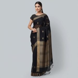 All colour 12 Hand Half Silk Saree for Women