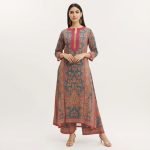 Digital Pint Work 1piece Long Kurti For Stylish Women