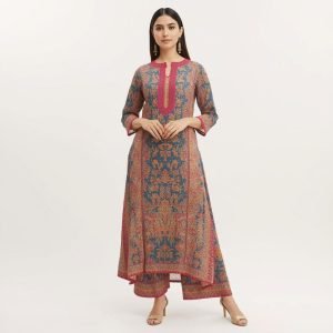 Digital Pint Work 1piece Long Kurti For Stylish Women